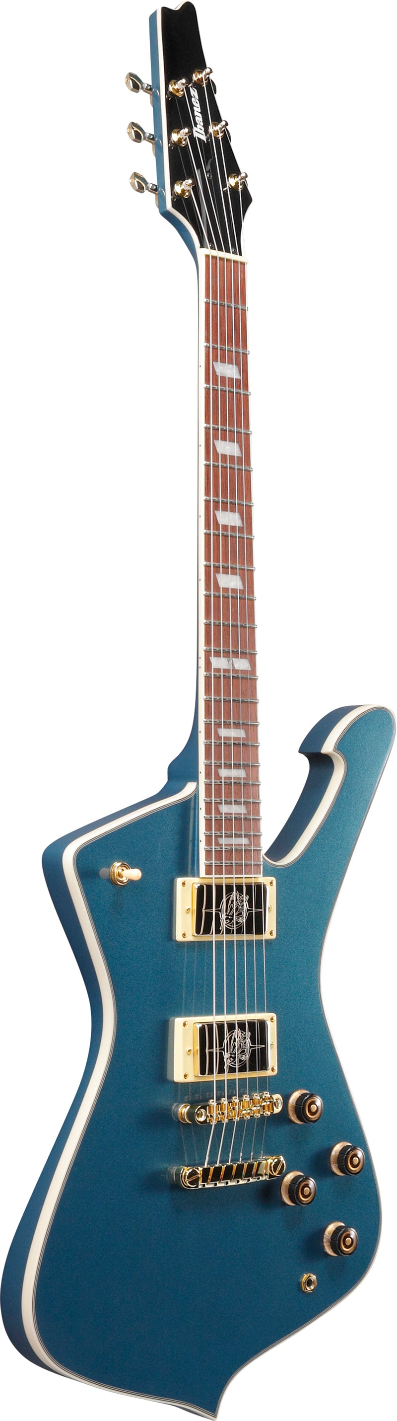 Ibanez IC420ABM Iceman Guitare électrique (Bleu antique métallisé)