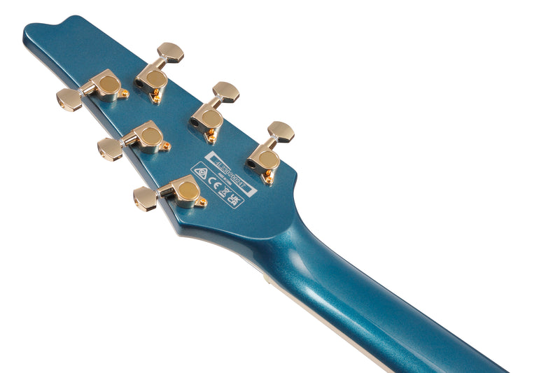 Ibanez IC420ABM Iceman Guitare électrique (Bleu antique métallisé)