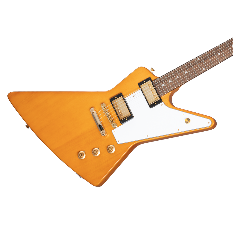 Epiphone IGCKEXWANAGH 1958 Korina Explorer Guitare électrique (vieilli naturel)