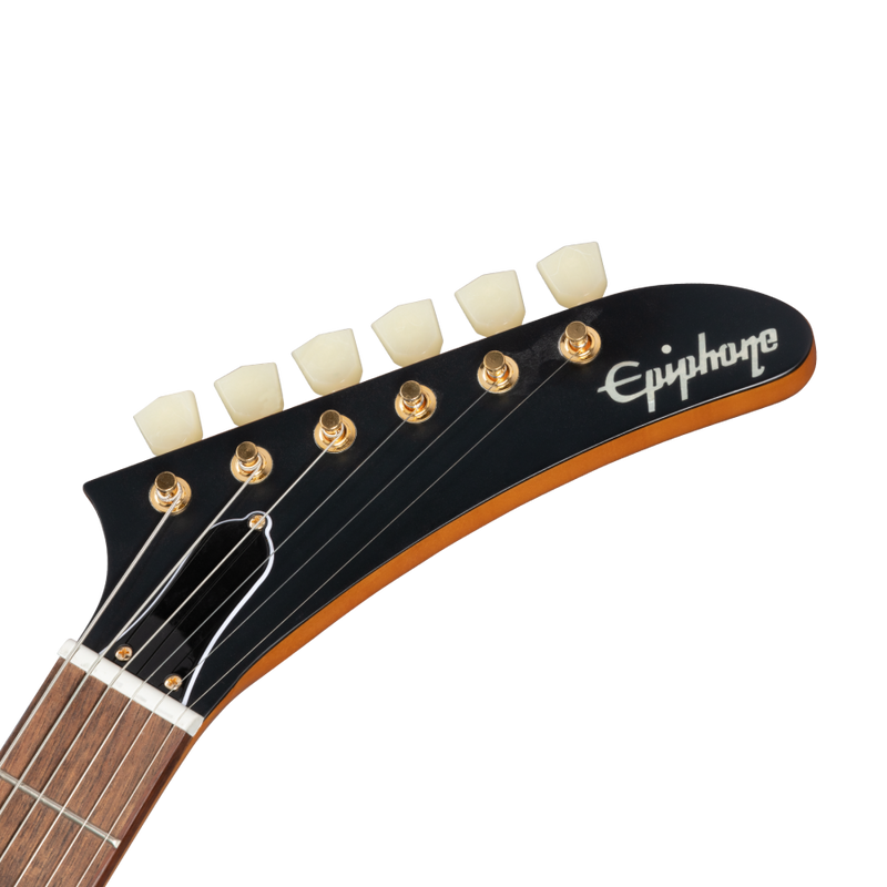 Epiphone IGCKEXWANAGH 1958 Korina Explorer Guitare électrique (vieilli naturel)