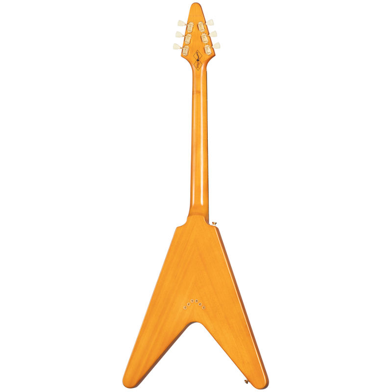 Epiphone IGCKFVWANAGH 1958 Korina Flying V Guitare électrique (vieilli naturel)