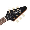 Epiphone IGCKFVWANAGH 1958 Korina Flying V Guitare électrique (vieilli naturel)