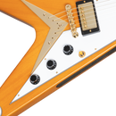 Epiphone IGCKFVWANAGH 1958 Korina Flying V Guitare électrique (vieilli naturel)
