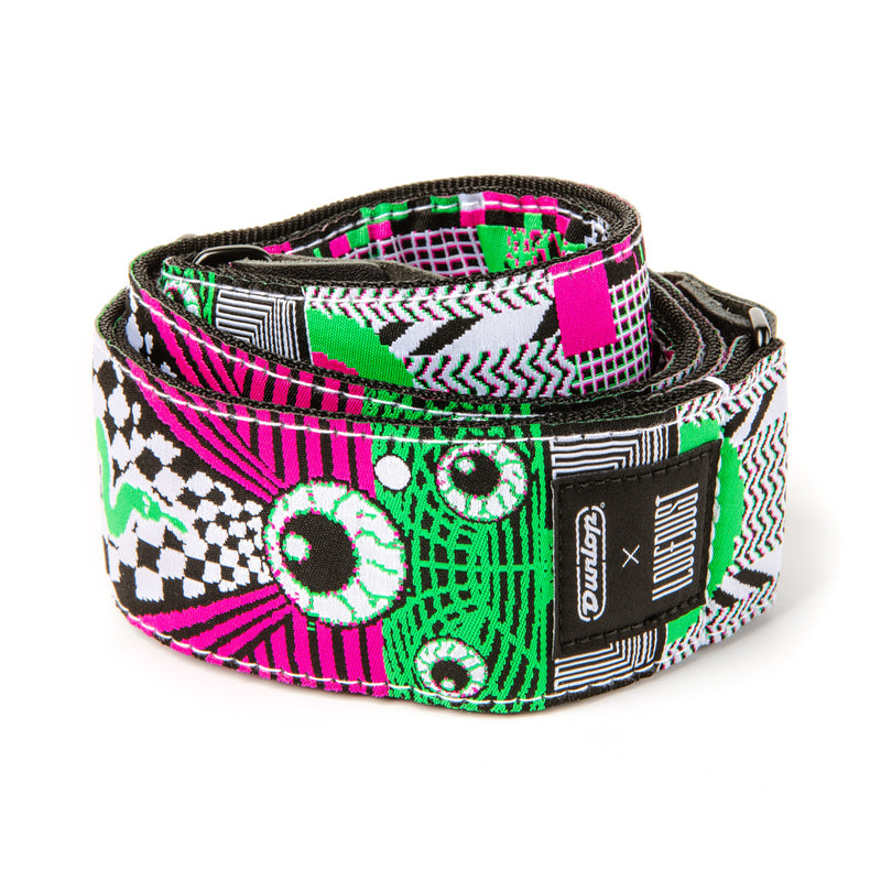 Dunlop ILD14 I Love Dust Guitar Strap (Mnemonic Fuzz Strap)