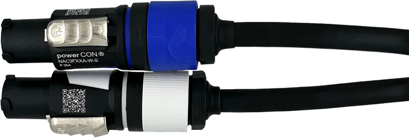 Digiflex PPP-1403-6 14/3 Powercon Grey-M to Powercon Blue-M Extension - 6'