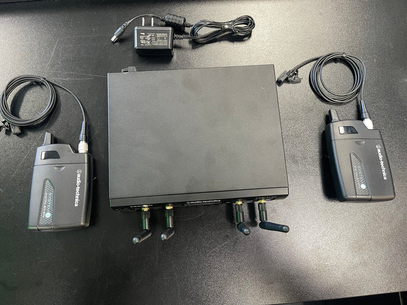 Audio-Technica ATW-1311L System 10 Dual-Channel Digital Wireless Omni Lavalier Microphone System (2.4 GHz) (DEMO)