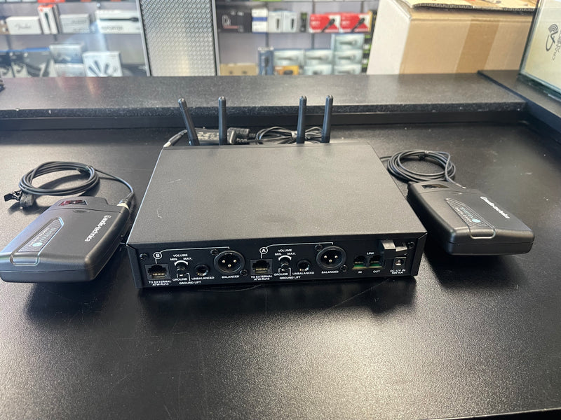 Audio-Technica ATW-1311L System 10 Dual-Channel Digital Wireless Omni Lavalier Microphone System (2.4 GHz) (DEMO)
