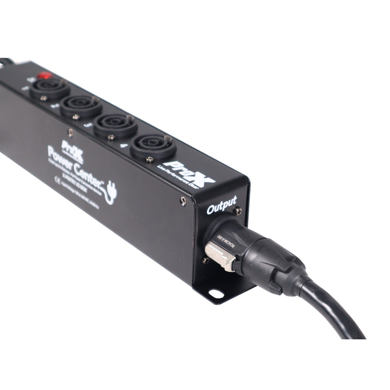 ProX X-PWTR1X5 BOX PowerCenter Répartiteur d'alimentation à 4 voies pour une véritable connexion électrique alimentant 5 appareils