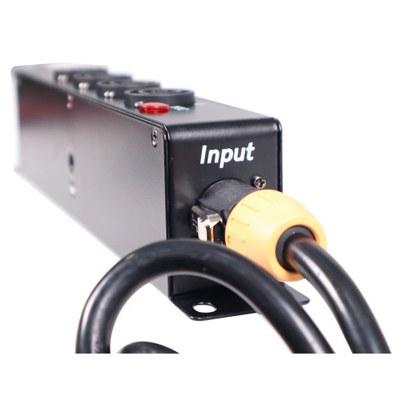 ProX X-PWTR1X5 BOX PowerCenter Répartiteur d'alimentation à 4 voies pour une véritable connexion électrique alimentant 5 appareils