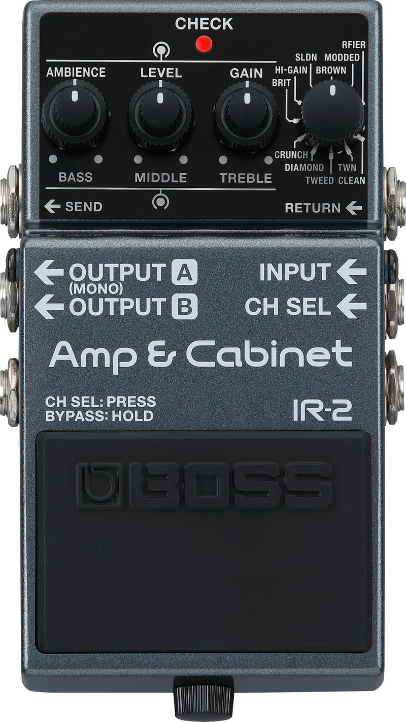 Boss IR-2, pédale d'ampli et d'enceinte