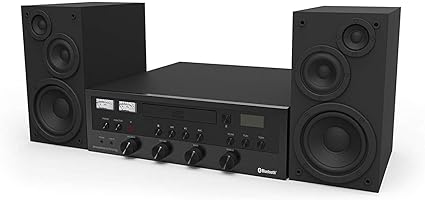 Victrola CLASSIC RETRO Innovative Technology Bluetooth Stereo System (Black)