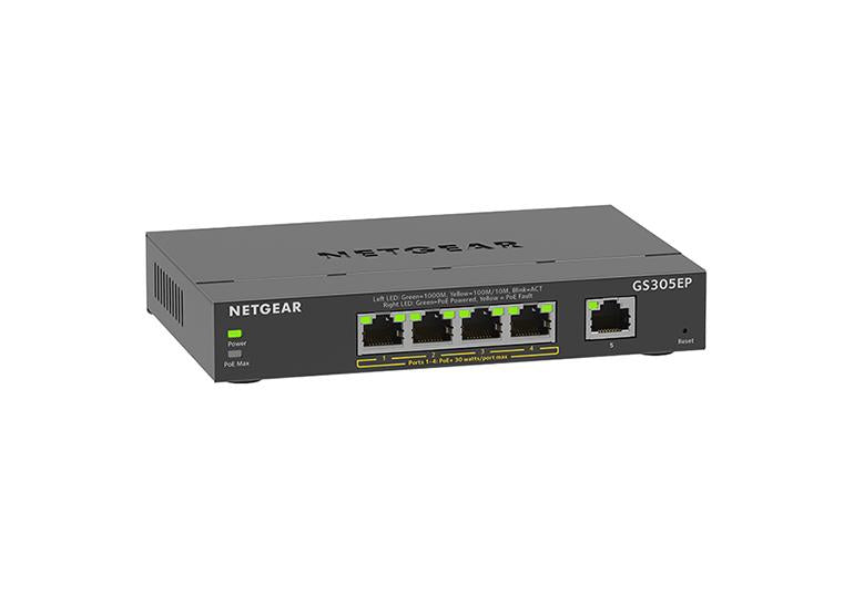 Netgear GS305EP 5-Port Gigabit PoE+ Compliant Managed Switch