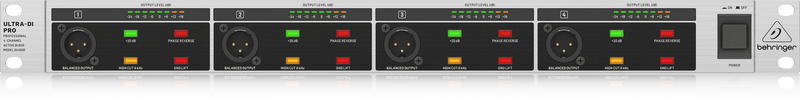 Behringer DI4000 Ultra-Di Pro 4-Channel Active Instrument Direct Box