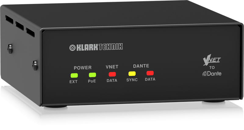 Klark Teknik VNET2-DANTE BRIDGE Connection Bridge For Dante Sources (DEMO)