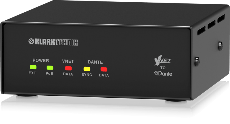 Klark Teknik VNET2-DANTE BRIDGE Connection Bridge For Dante Sources (DEMO)