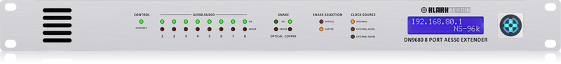Klark Teknik DN9680 Multi Channel AES50 Extender (1RU) (DEMO)