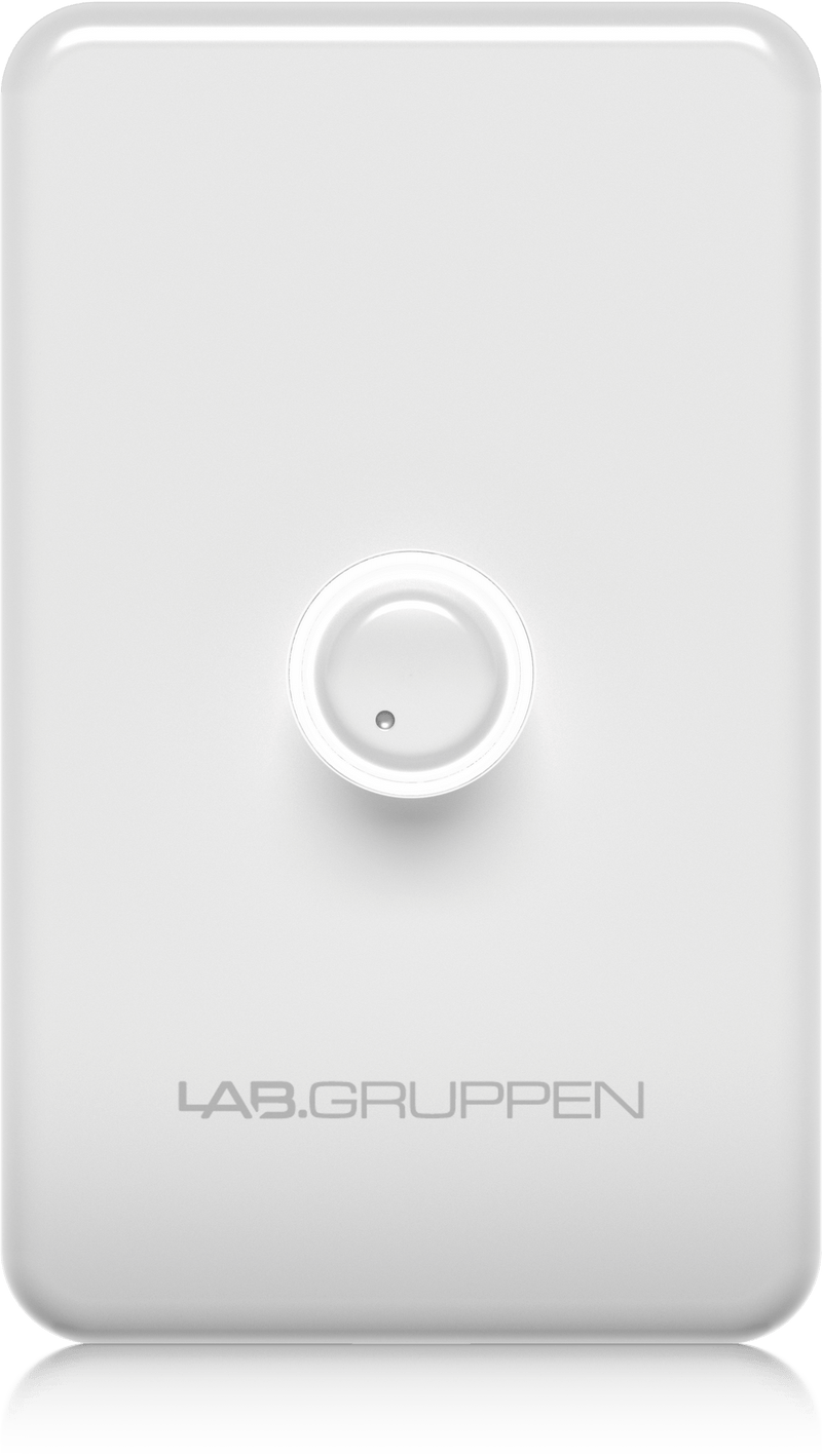 Lab Gruppen CRC-VUL Single-Gang Remote Control Volume Wall Plate for CA, CM, CMA & CPA Series Amplifiers (White) (DEMO)