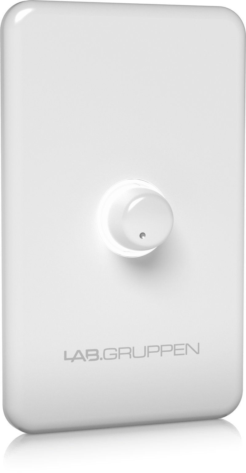 Lab Gruppen CRC-VUL Single-Gang Remote Control Volume Wall Plate for CA, CM, CMA & CPA Series Amplifiers (White) (DEMO)