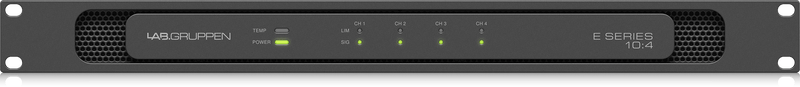 Lab Gruppen E 10:4 Amplifier With 4 Flexible Output Channels For Installation Applications - 1000W