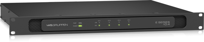 Lab Gruppen E 10:4 Amplifier With 4 Flexible Output Channels For Installation Applications - 1000W
