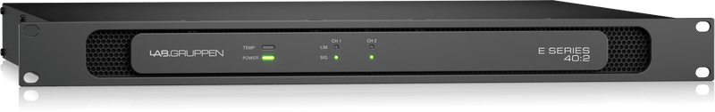 Lab Gruppen E40:2  E-Series Installation Amplifier With 2 Flexible Output Channels - 4000W