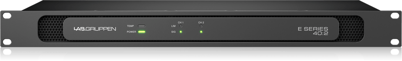 Lab Gruppen E40:2  E-Series Installation Amplifier With 2 Flexible Output Channels - 4000W