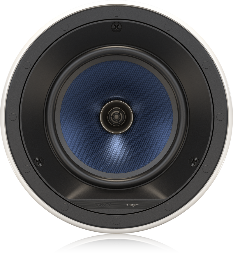 Tannoy PCI 8DC Premium Dual Concentric In-Ceiling Loudspeaker for Installation Applications (Single, White) - 8"