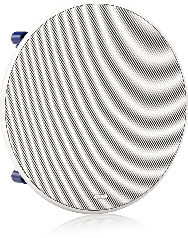 Tannoy QCI 8DC High-Performance Dual Concentric In-Ceiling Loudspeaker for Installation Applications (Single, White) - 8"