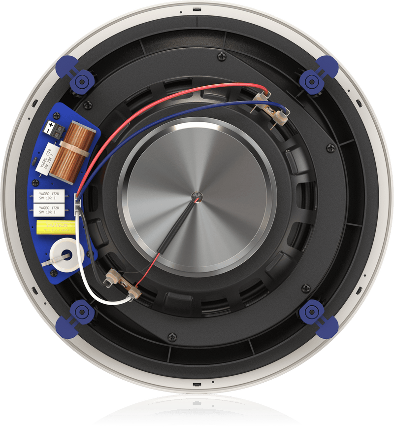 Tannoy QCI 8DC High-Performance Dual Concentric In-Ceiling Loudspeaker for Installation Applications (Single, White) - 8"