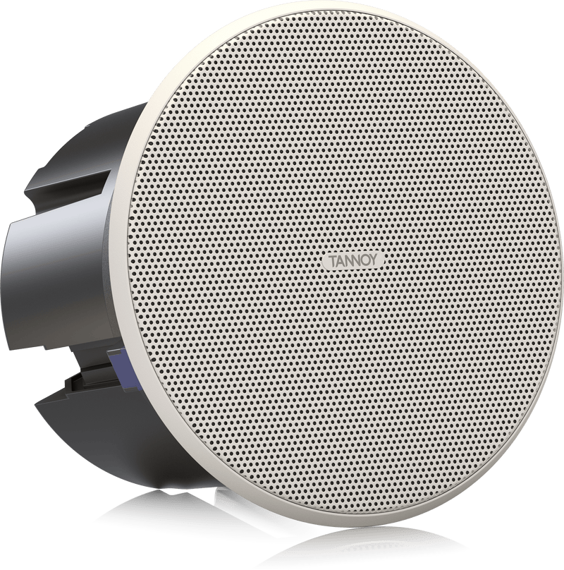 Tannoy QCI3 Full-Range In-Ceiling Speaker for Installation Applications (White) - 3"