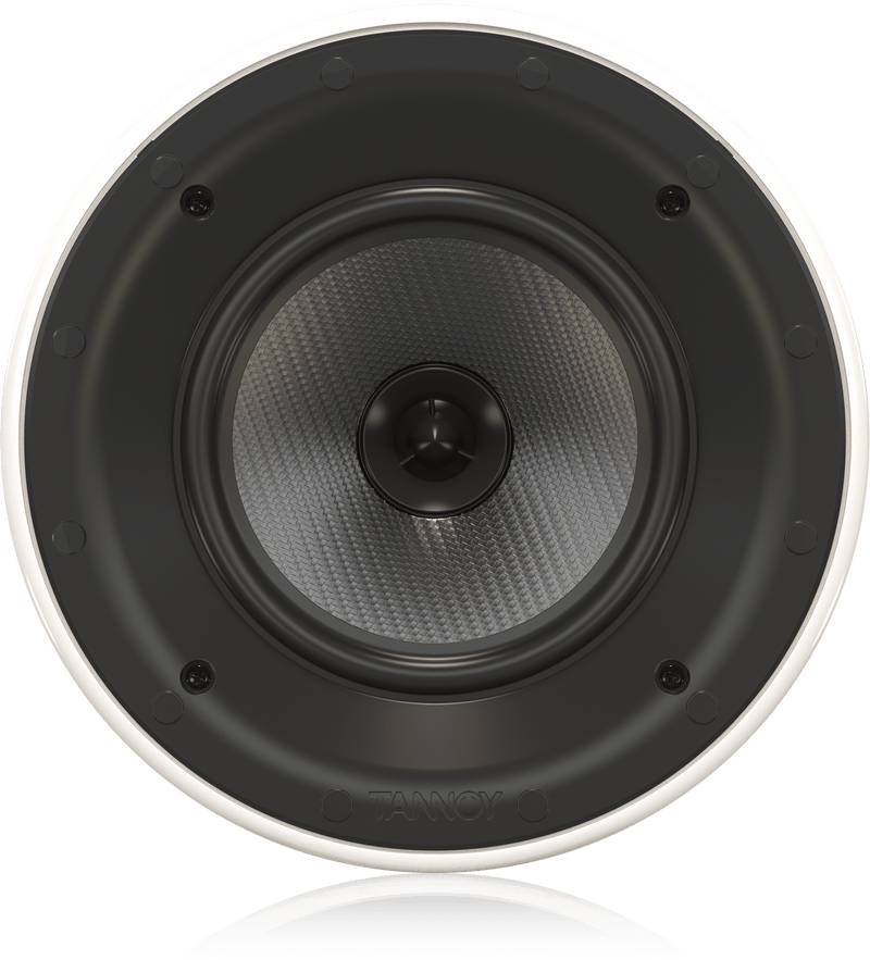 Tannoy QCI 6DC High-Performance Dual Concentric In-Ceiling Loudspeaker for Installation Applications (Single, White) - 6"