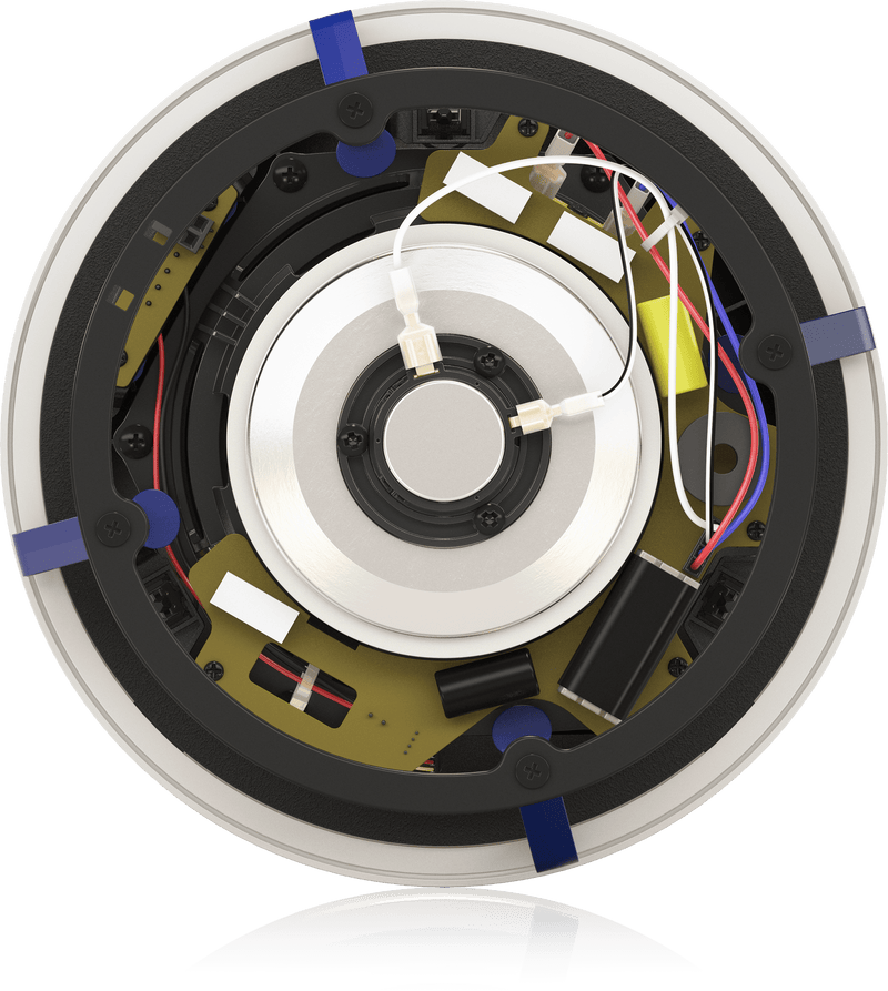 Tannoy PCI 6DC Premium Dual Concentric In-Ceiling Loudspeaker For Installation Applications (Single, White) - 6"