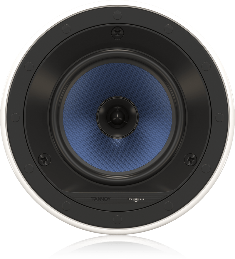 Tannoy PCI 6DC LP Premium Low Profile Dual Concentric In-Ceiling Loudspeaker for Installation Applications (Single, White) - 6"