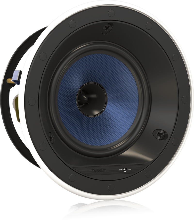Tannoy PCI 6DC LP Premium Low Profile Dual Concentric In-Ceiling Loudspeaker for Installation Applications (Single, White) - 6"
