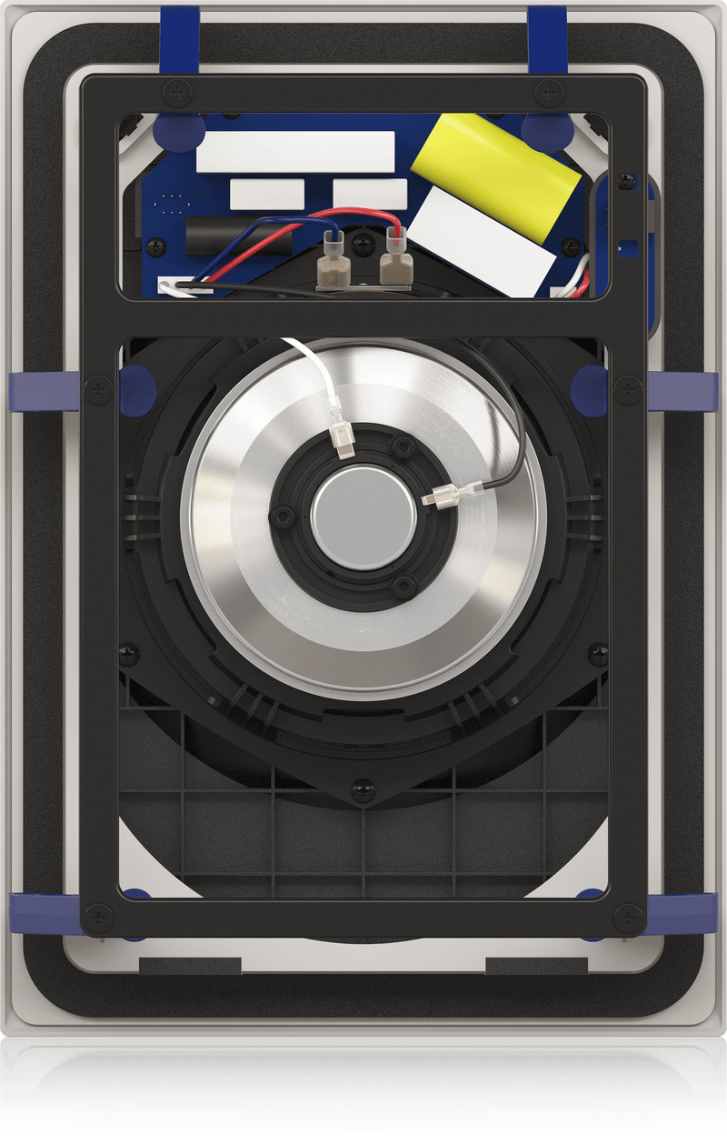 Tannoy PCI 6DC IW Premium Dual Concentric In-Wall Loudspeaker for Installation Applications (Single, White) - 6"