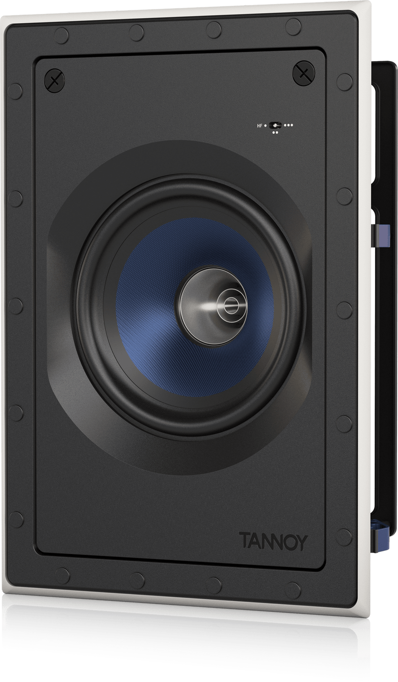 Tannoy PCI 6DC IW Premium Dual Concentric In-Wall Loudspeaker for Installation Applications (Single, White) - 6"