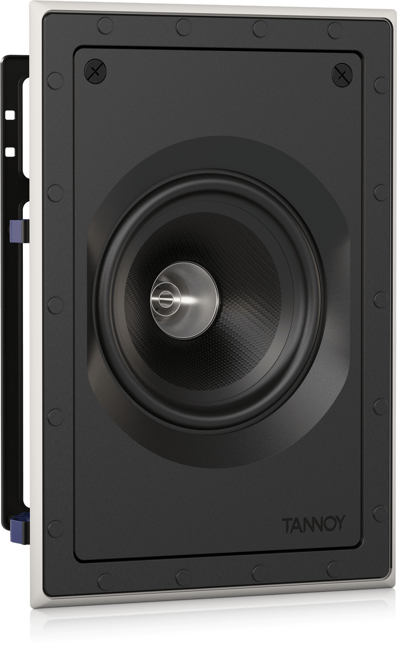 Tannoy QCI 6DC IW High-Performance Dual Concentric In-Wall Loudspeaker For Installation Applications (Single, White) - 6"