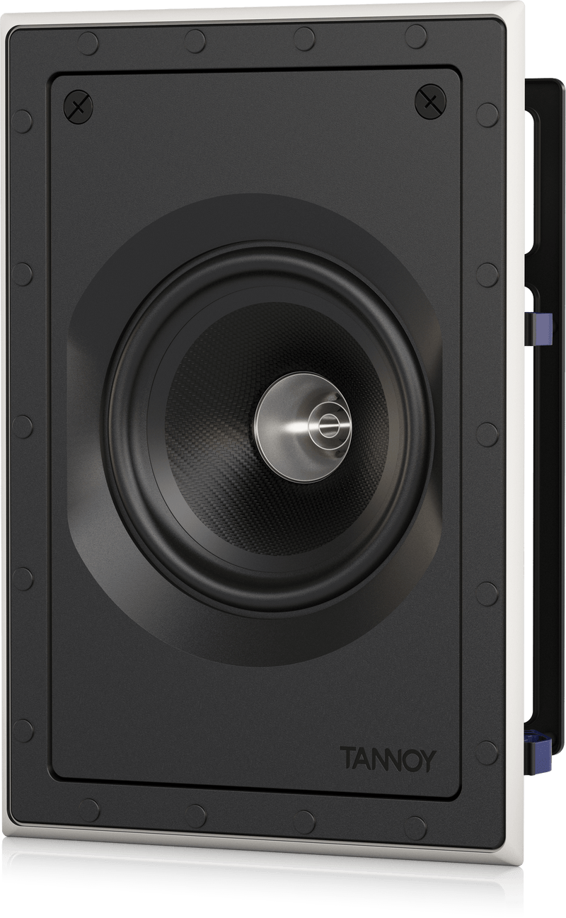 Tannoy QCI 6DC IW High-Performance Dual Concentric In-Wall Loudspeaker For Installation Applications (Single, White) - 6"