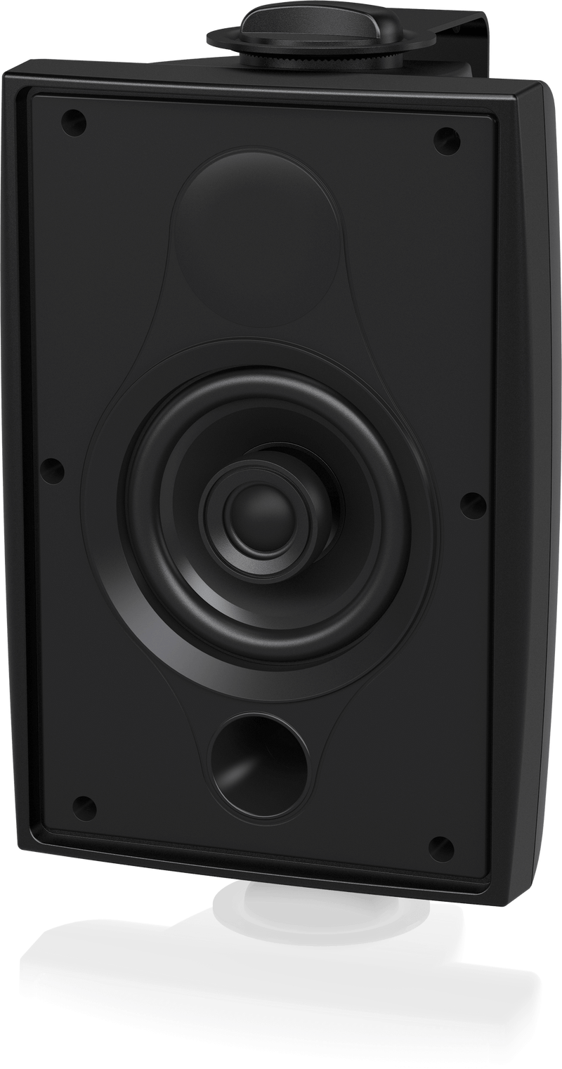 Tannoy DVS 4 Coaxial Surface-Mount Loudspeaker for Installation Applications (Pair, Black) - 4"