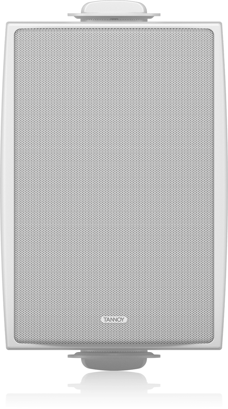 Tannoy DVS 4T Coaxial Surface-Mount Loudspeaker with Transformer for Installation Applications (Pair, White) - 4"