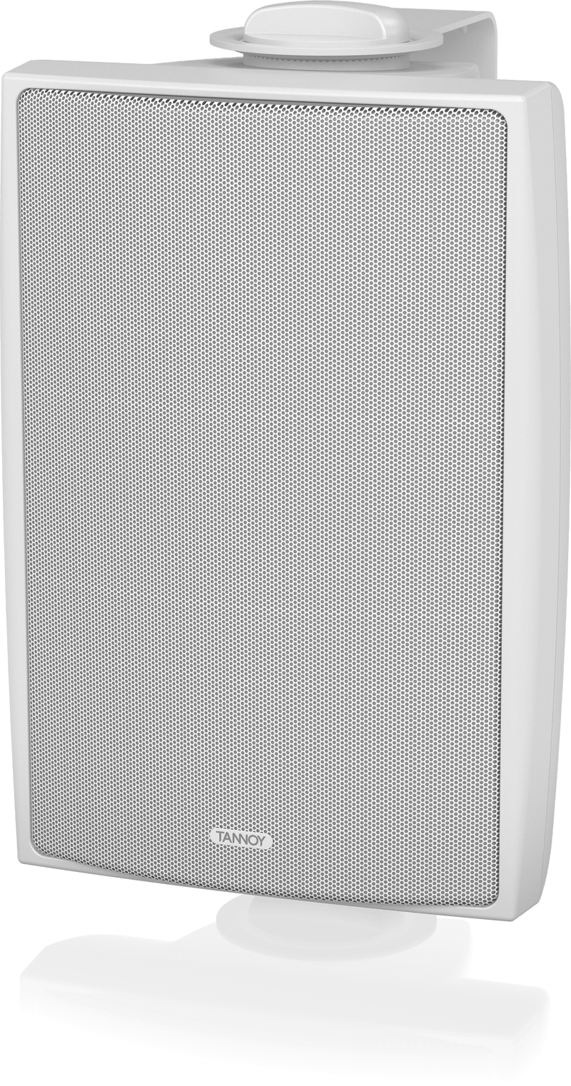 Tannoy DVS 4T Coaxial Surface-Mount Loudspeaker with Transformer for Installation Applications (Pair, White) - 4"