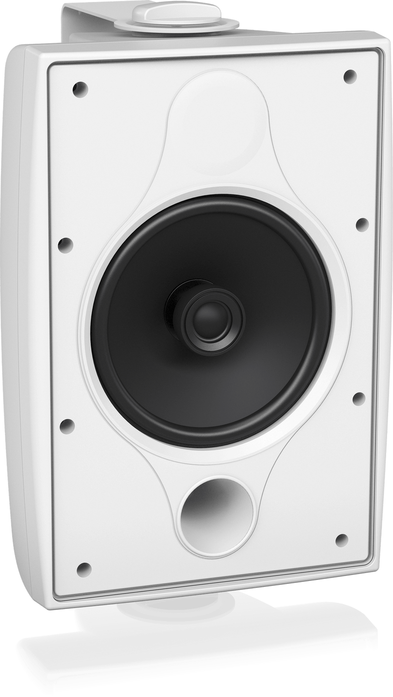 Tannoy DVS 6 Coaxial Surface-Mount Loudspeaker for Installation Applications (Pair, White) - 6"