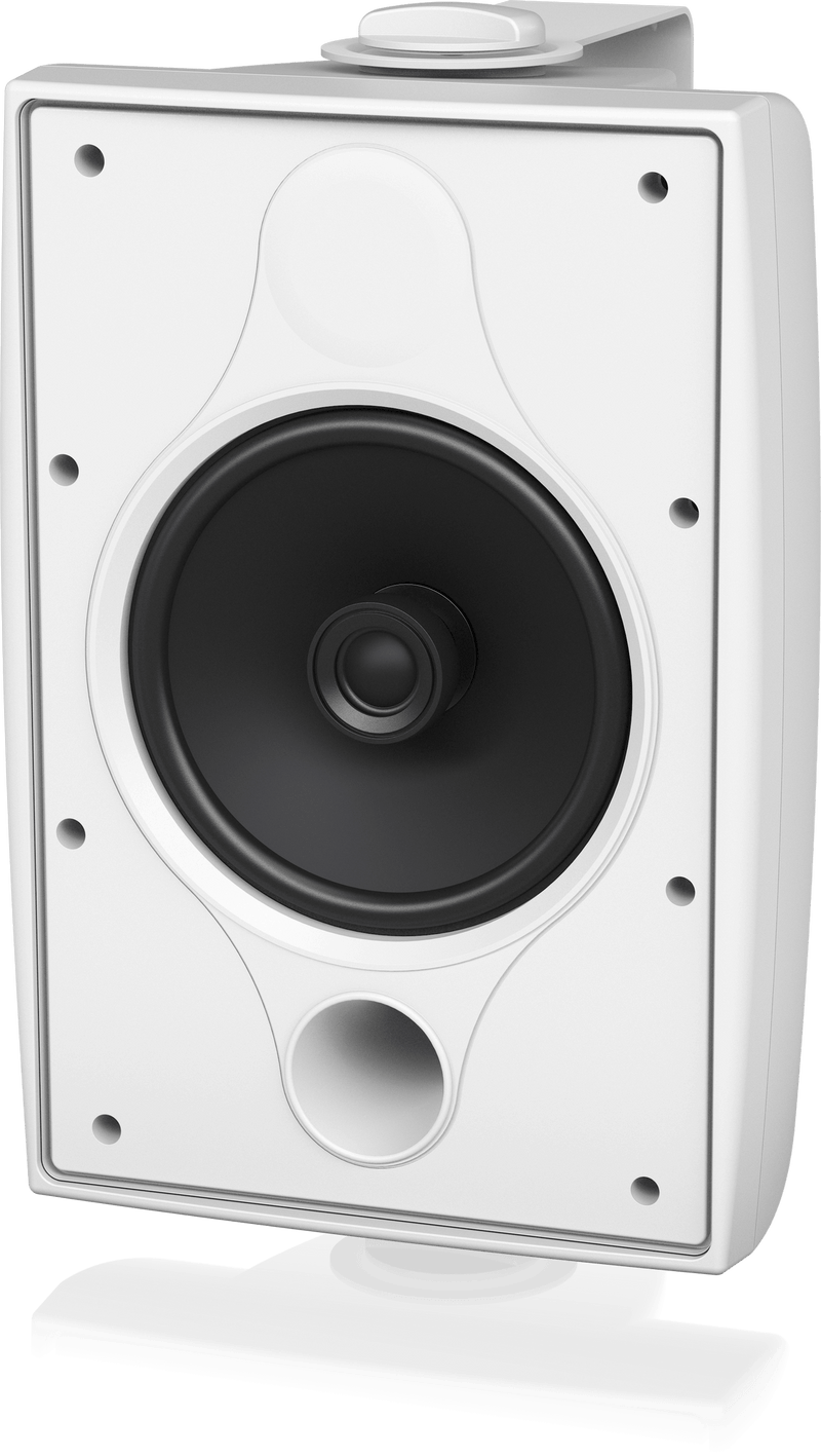 Tannoy DVS 6 Coaxial Surface-Mount Loudspeaker for Installation Applications (Pair, White) - 6"