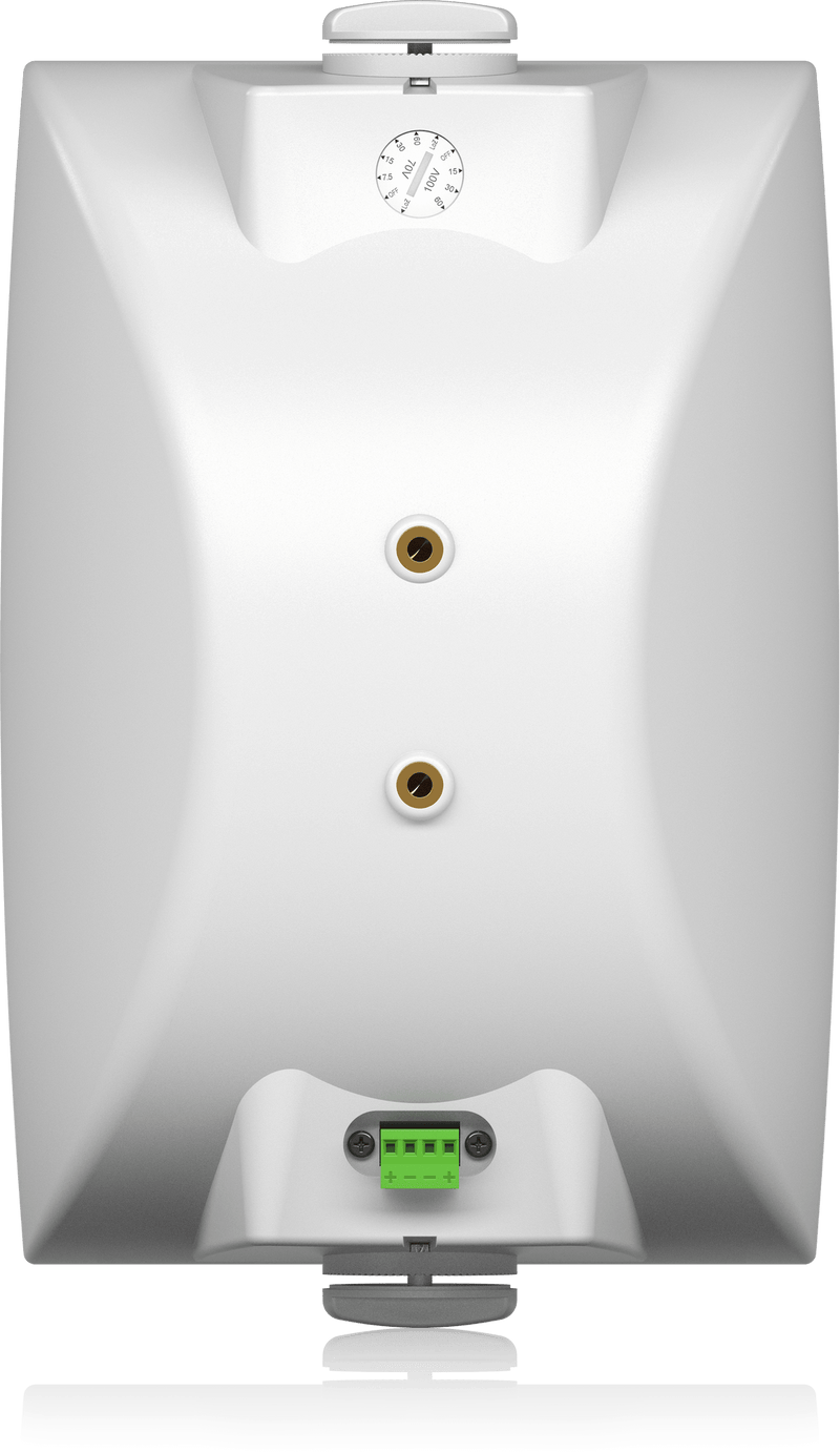 Tannoy DVS 6T Coaxial Surface-Mount Loudspeaker with Transformer for Installation Applications (Pair, White) - 6"