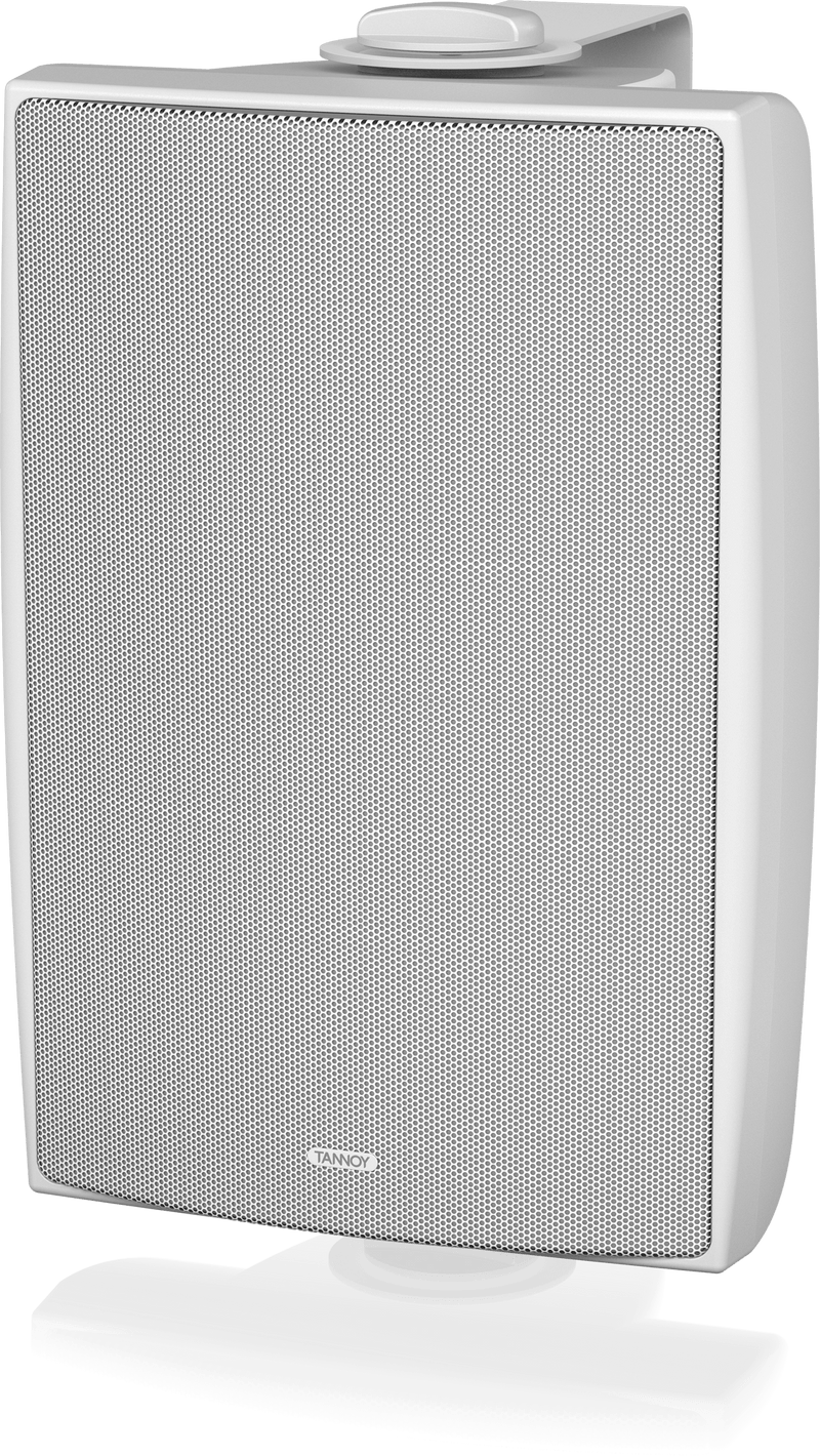 Tannoy DVS 6T Coaxial Surface-Mount Loudspeaker with Transformer for Installation Applications (Pair, White) - 6"