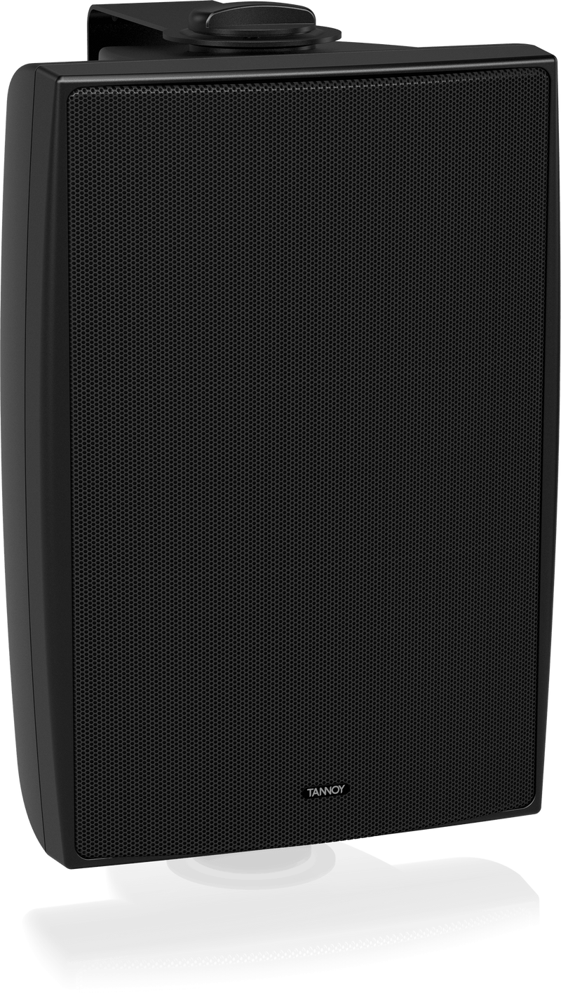Tannoy DVS 6T Coaxial Surface-Mount Loudspeaker with Transformer for Installation Applications (Pair, Black) - 6"