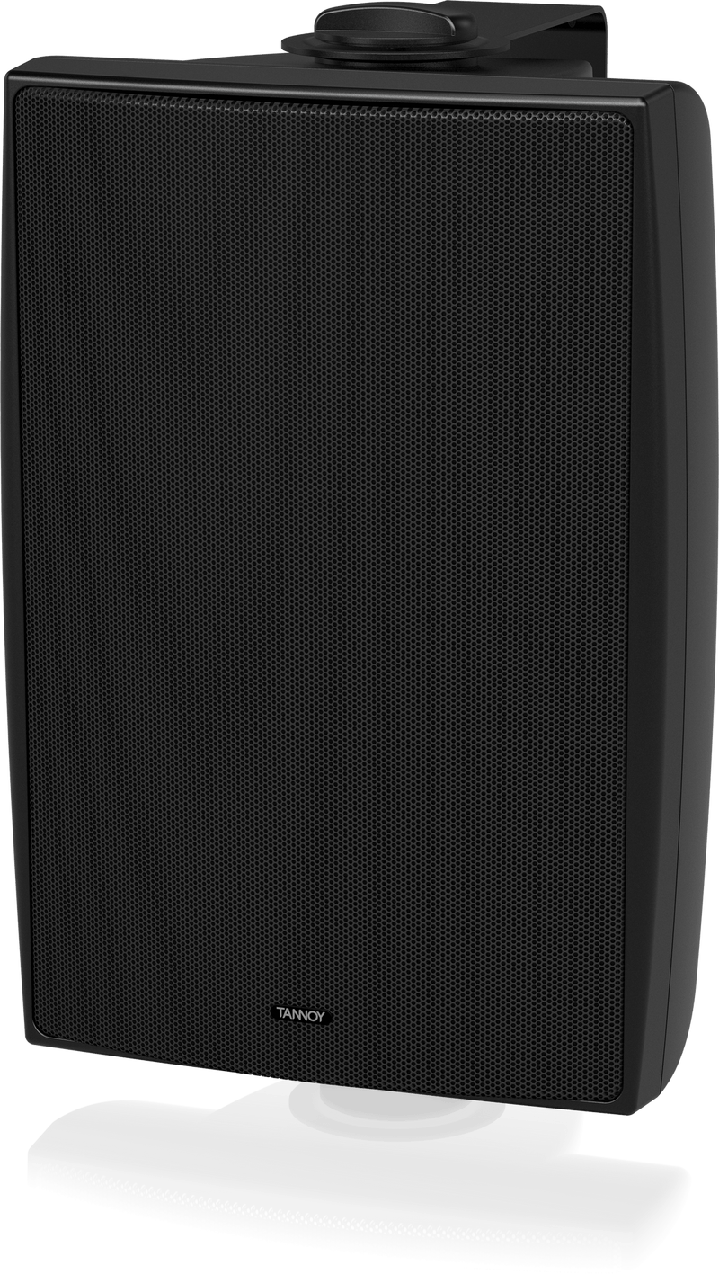 Tannoy DVS 6T Coaxial Surface-Mount Loudspeaker with Transformer for Installation Applications (Pair, Black) - 6"