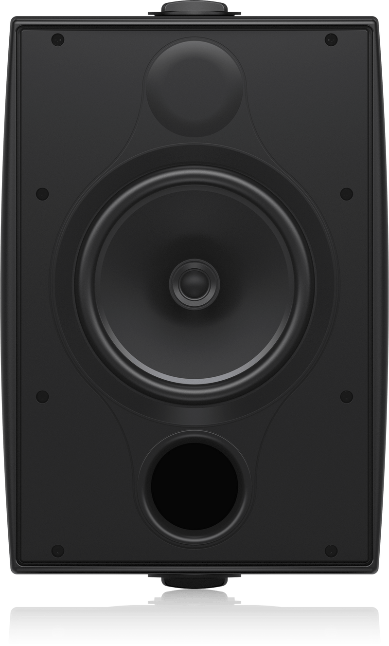 Tannoy DVS 8T Coaxial Surface-Mount Loudspeaker With Transformer For Installation Applications (Pair, Black) - 8"