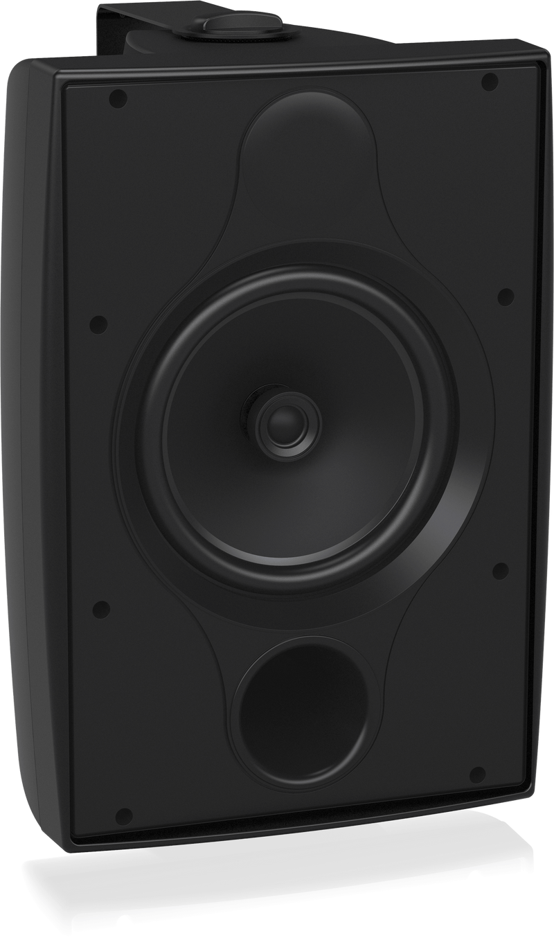 Tannoy DVS 8T Coaxial Surface-Mount Loudspeaker With Transformer For Installation Applications (Pair, Black) - 8"