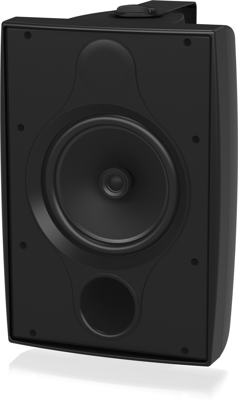 Tannoy DVS 8T Coaxial Surface-Mount Loudspeaker With Transformer For Installation Applications (Pair, Black) - 8"
